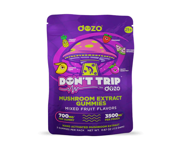 Dozo Don’t Trip Mushroom Extract Gummies – 2500mg