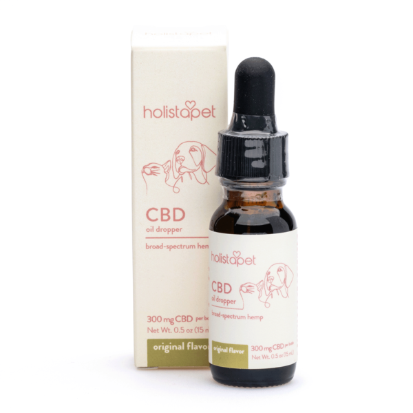 HolistaPet CBD Oil for Dogs and Cats (300 mg Total CBD)