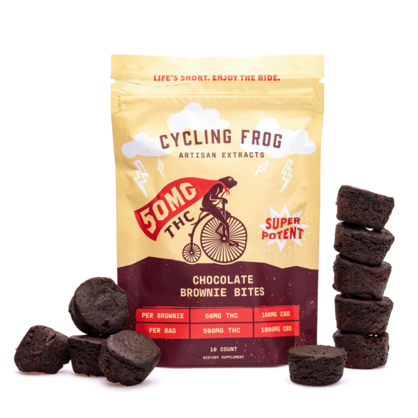 Cycling Frog THC + CBD Chocolate Brownie Bites