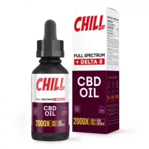 2000mg Delta 8 & Full Spectrum CBD Oil – Chill Plus