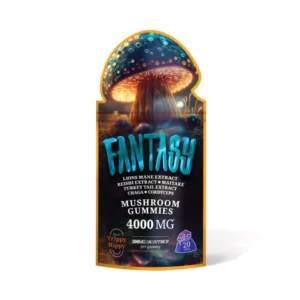 200mg D8, D9, THCP, Mushroom Gummies – Trippy Hippy – Fantasy